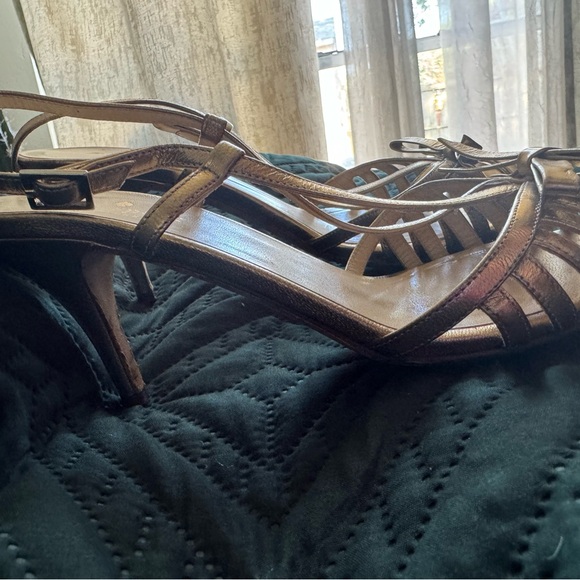 Kate Spade Shoes |  Strappy Open Toe And Heel Slip On High Heels, Size 7 1/2 - Picture 4 of 6